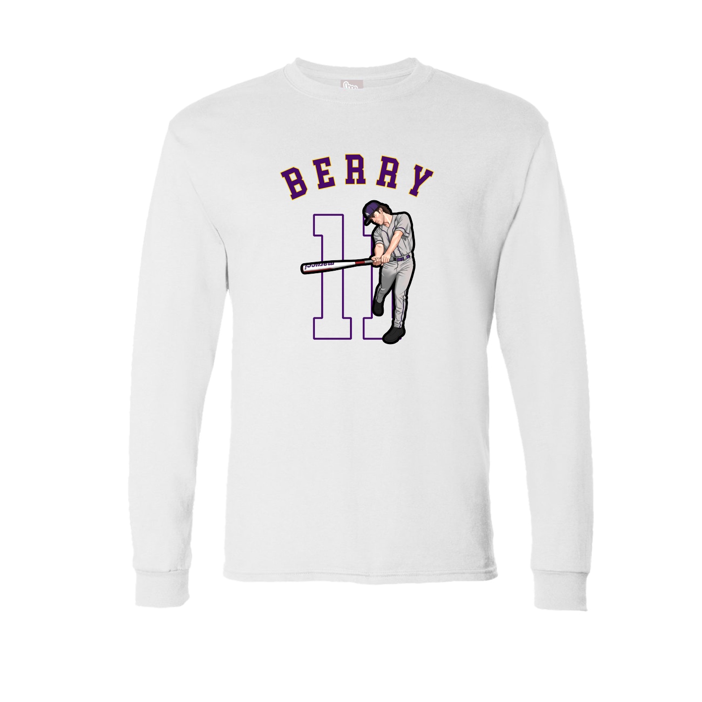 Long Sleeve Tee — Shirsey Arch in White