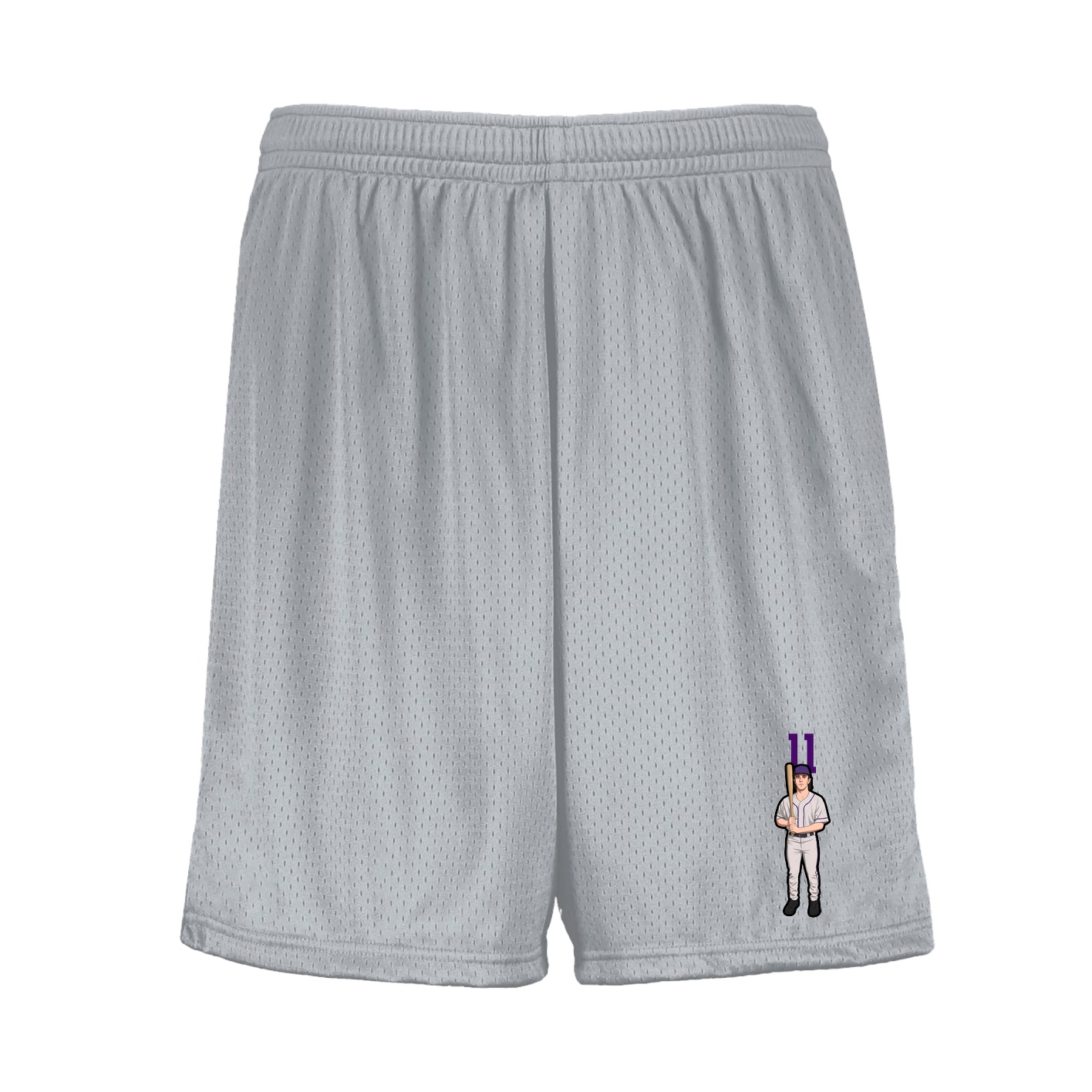 Shorts — Number Top in Silver