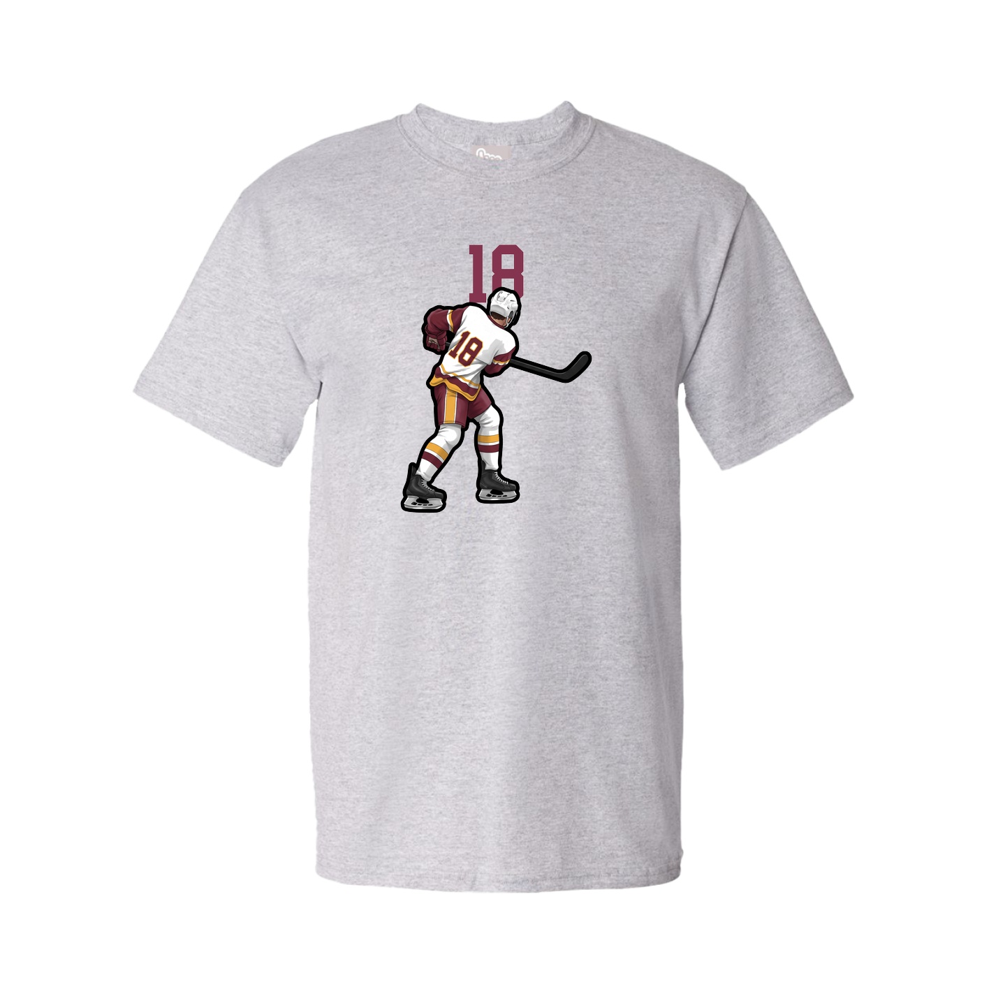 Tee — Number Top in Grey