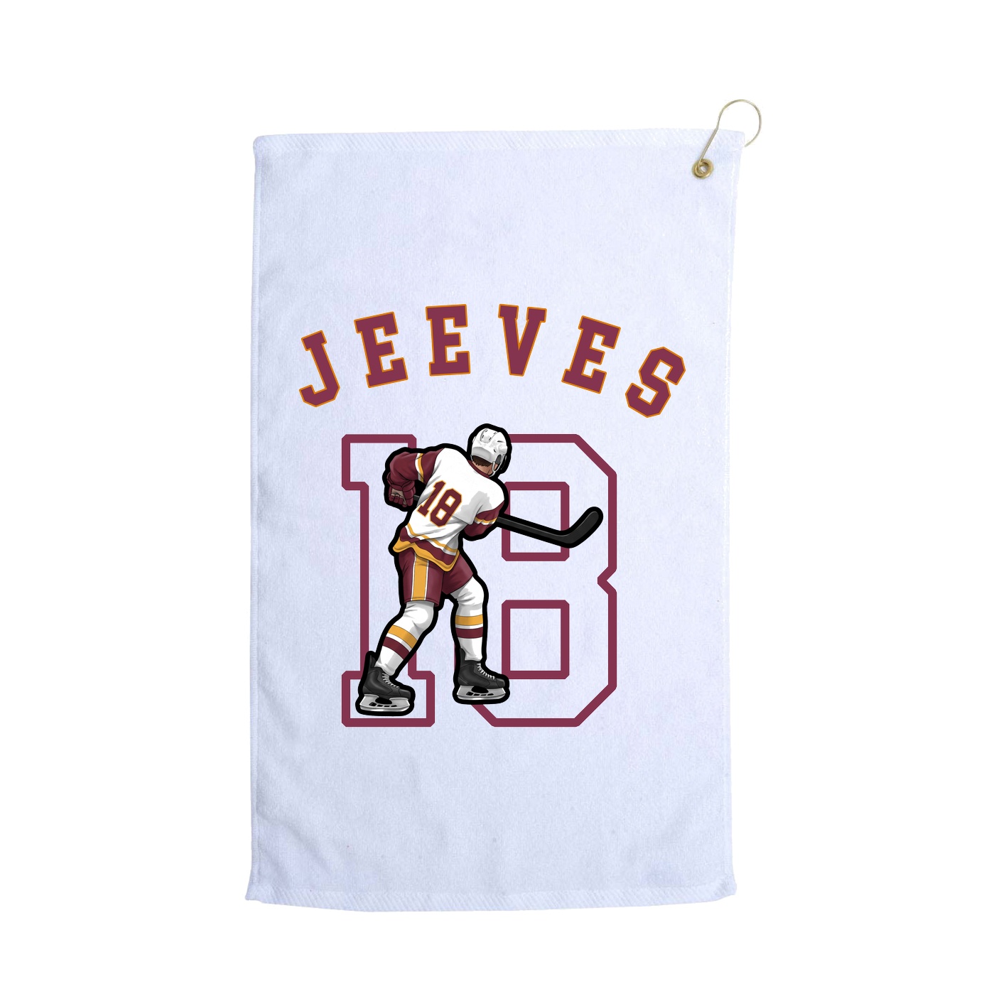 Golf Towel — Shirsey Arch in White