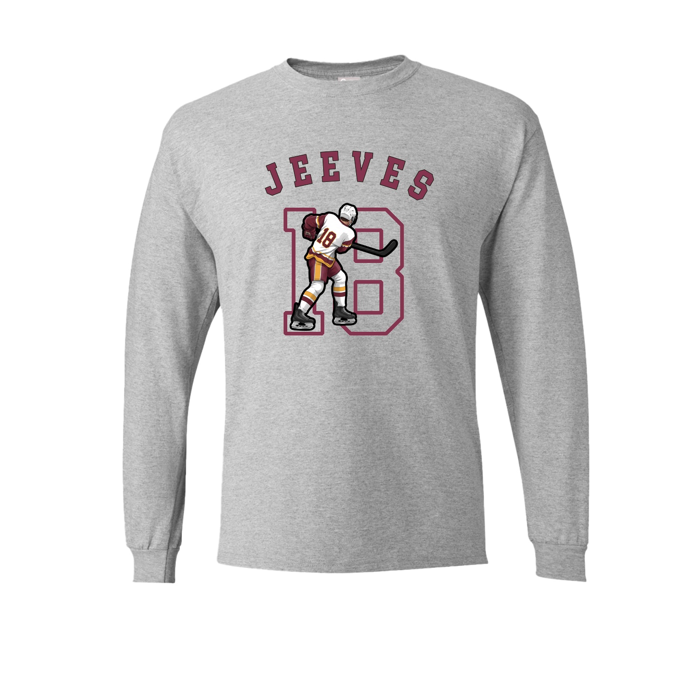 Long Sleeve Tee — Shirsey Arch in Grey