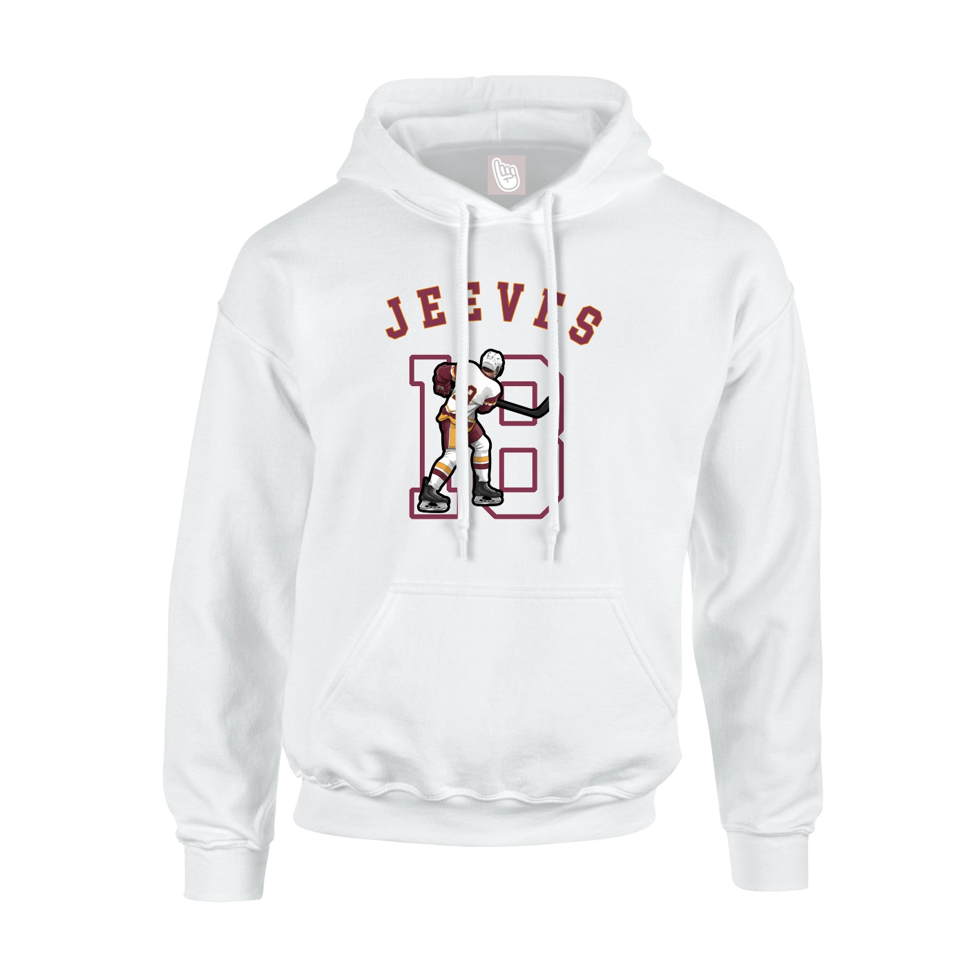 Youth Hoodie — Shirsey Arch in White