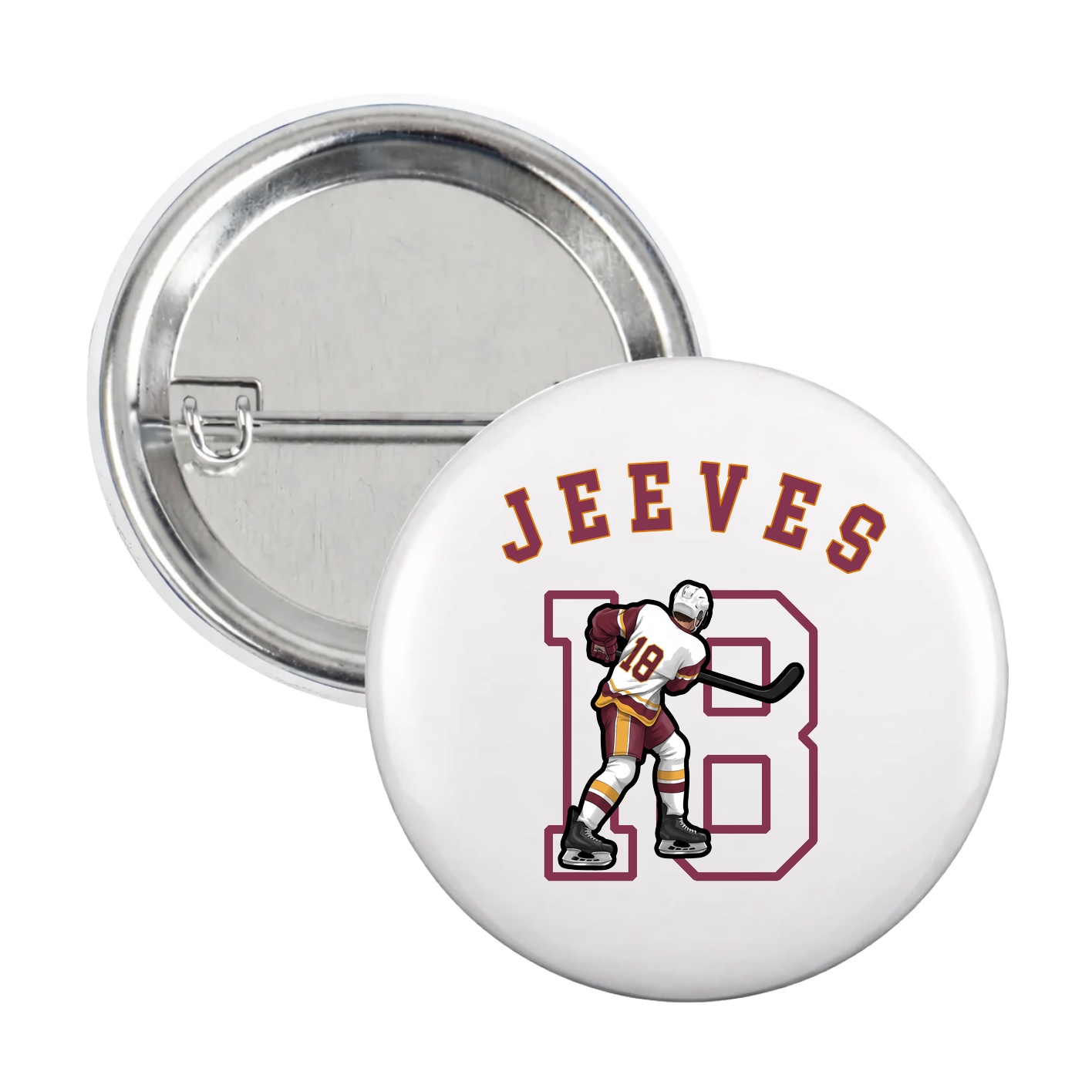 Game Day Button — Shirsey Arch in White