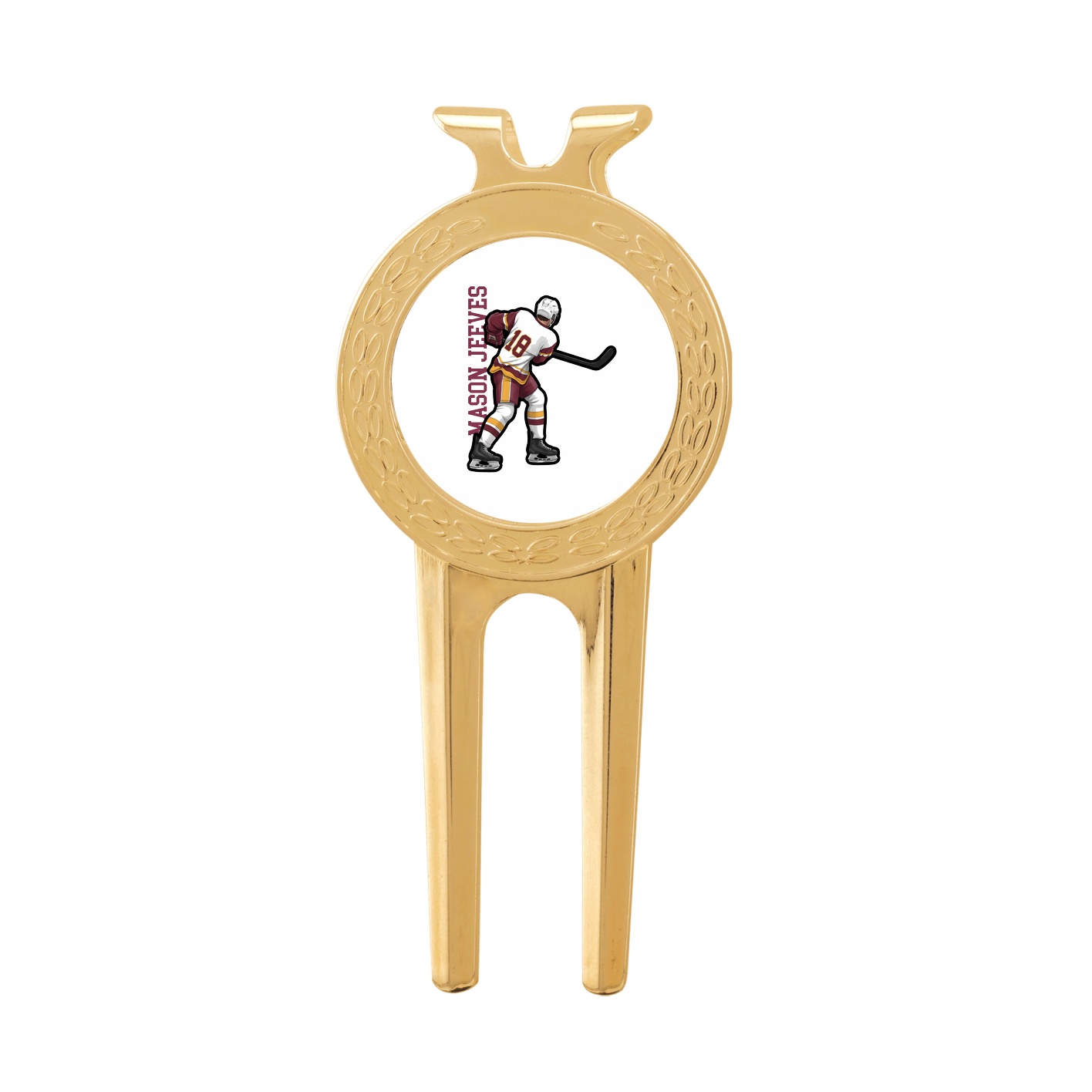 Divot Tool with Ball Marker — Name Vertical in Classic