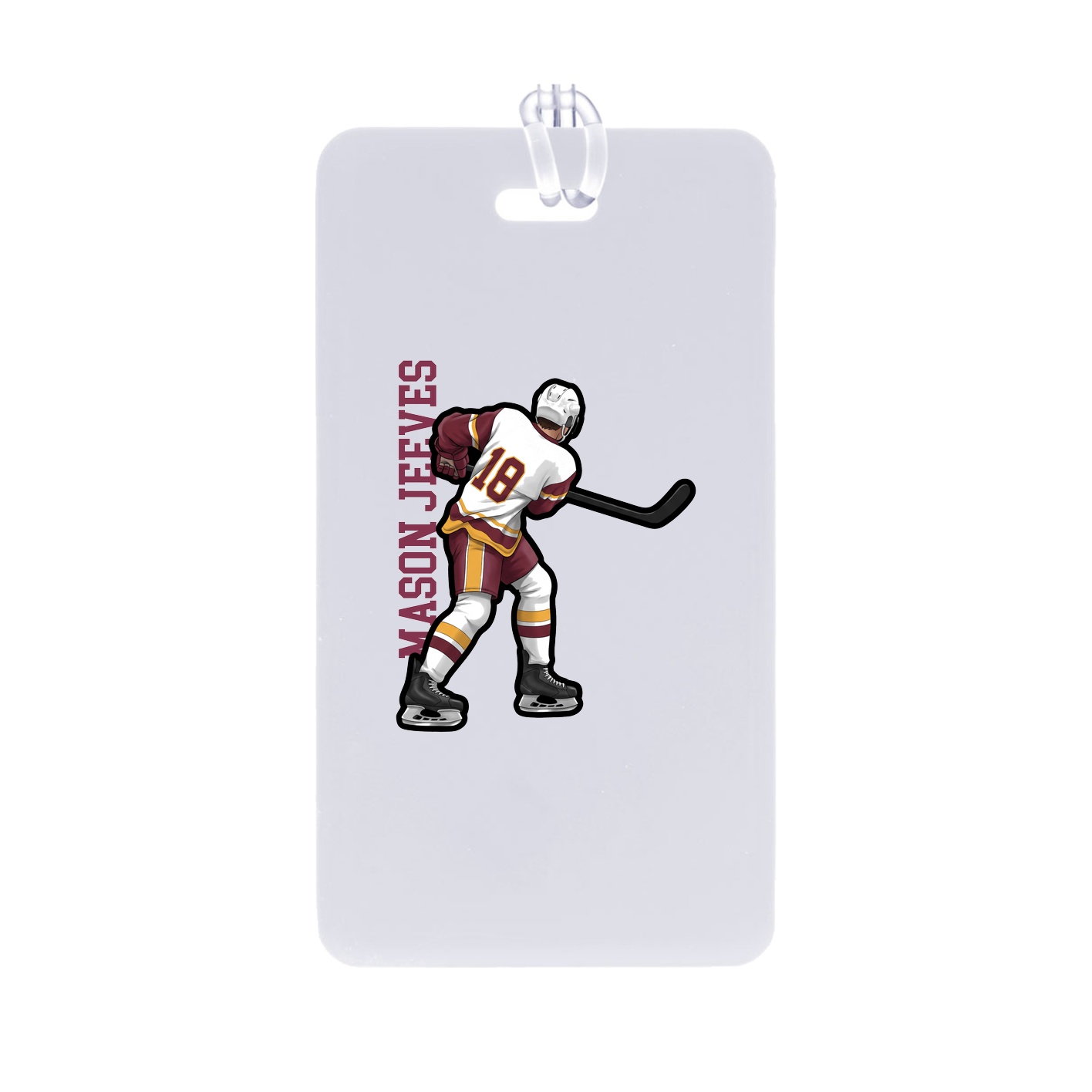 Bag Tag — Name Vertical in Classic