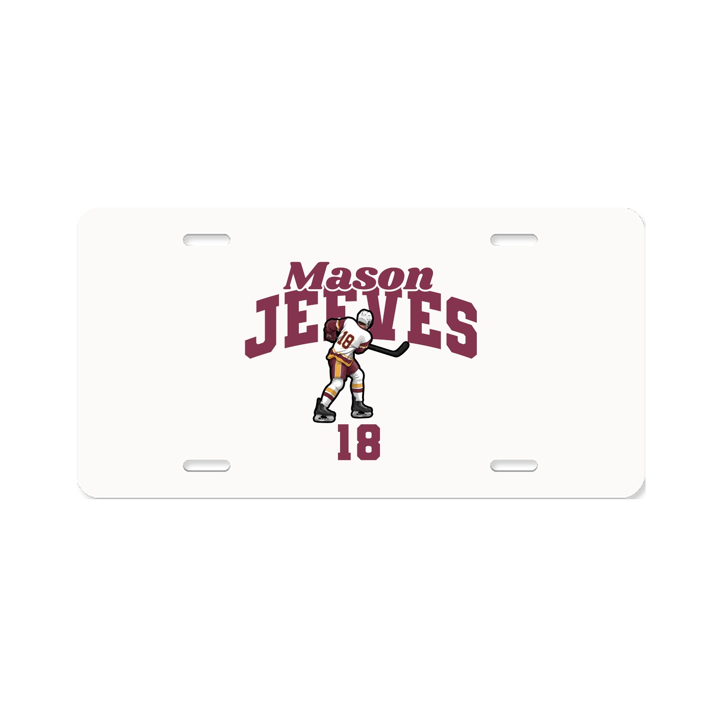License Plate — Signature Arch in Classic