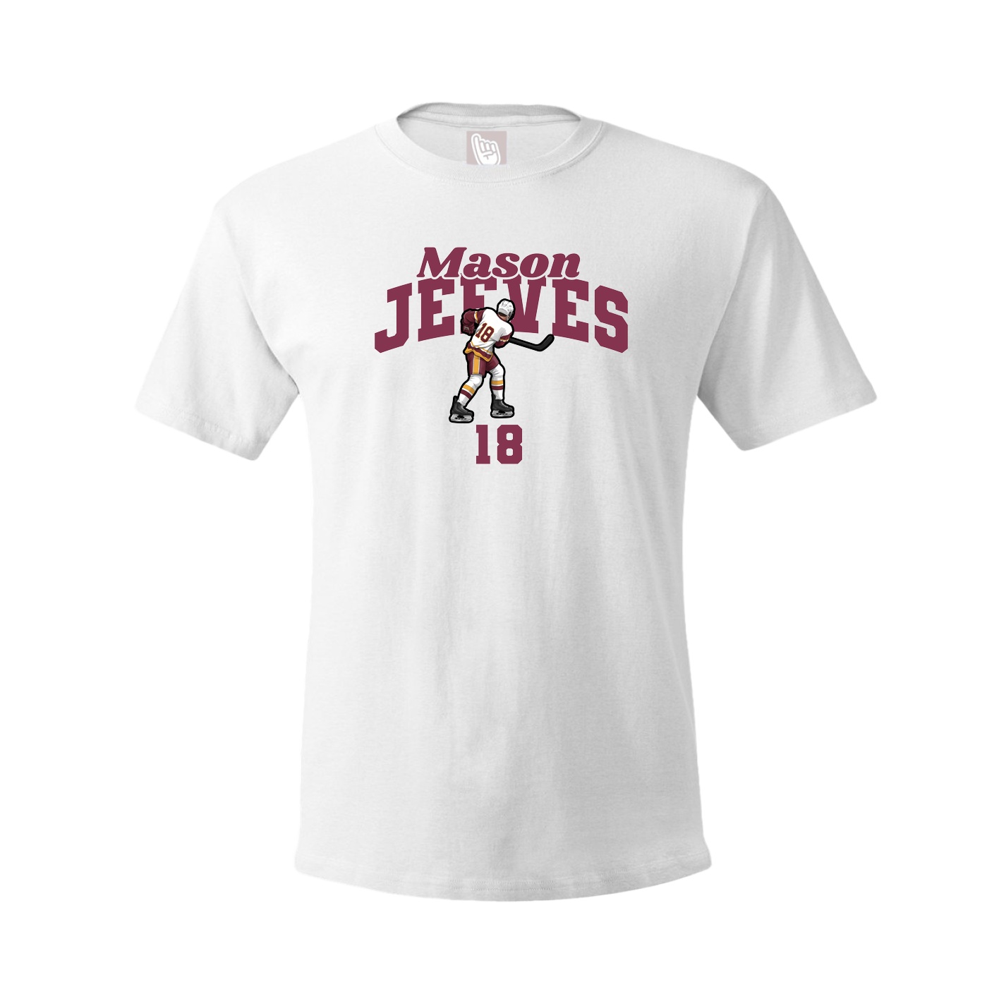 Youth Tee — Signature Arch in White