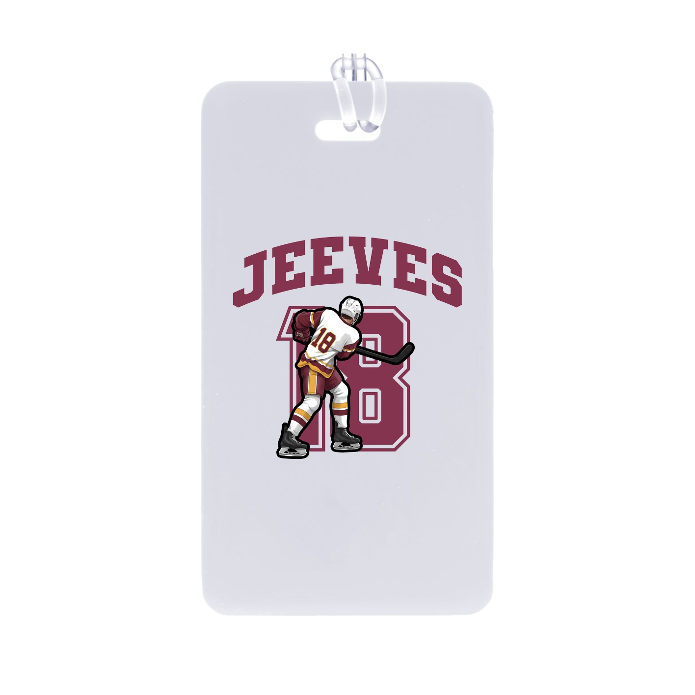 Bag Tag — Number in Classic
