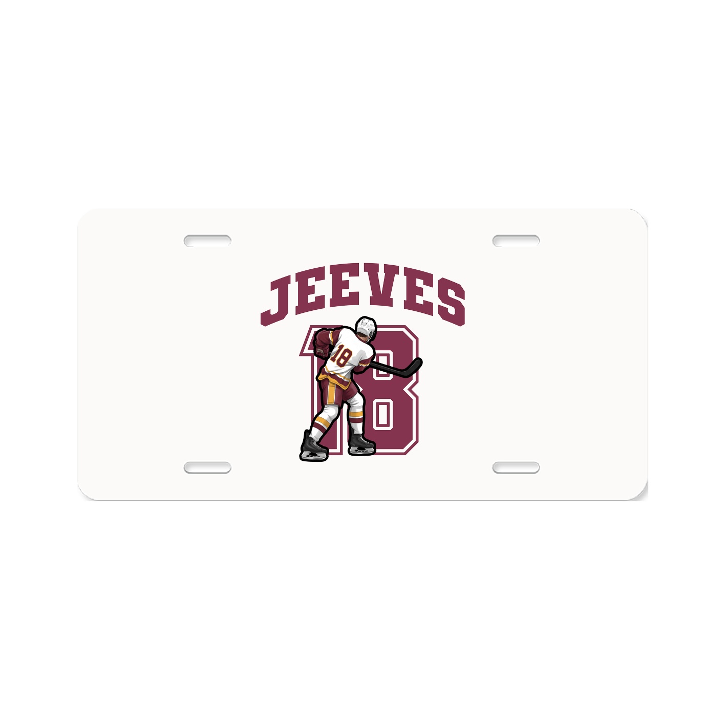 License Plate — Number in Classic