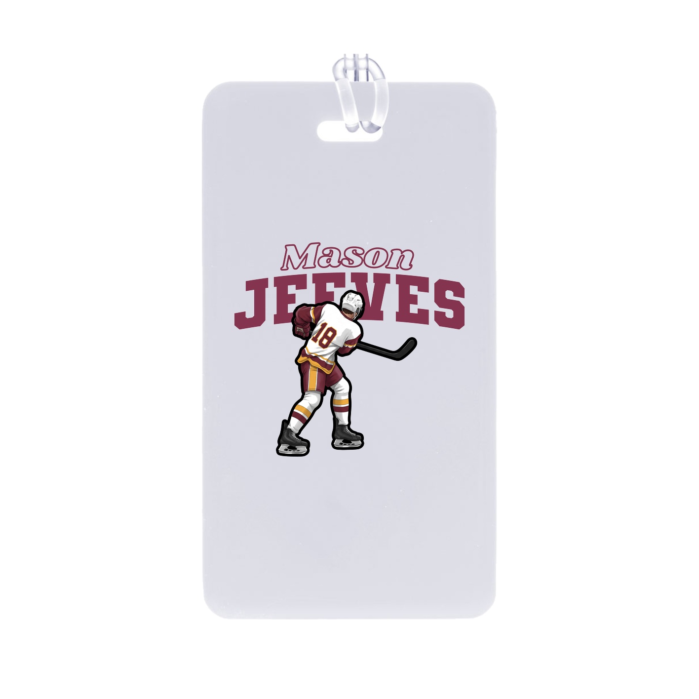 Bag Tag — Name Arch in Classic
