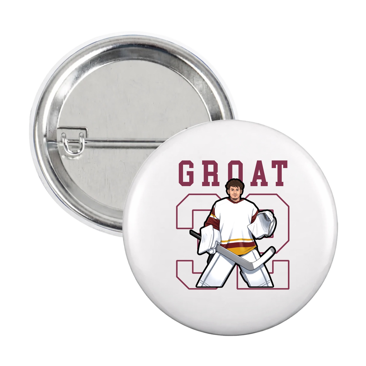 Game Day Button — Shirsey in White
