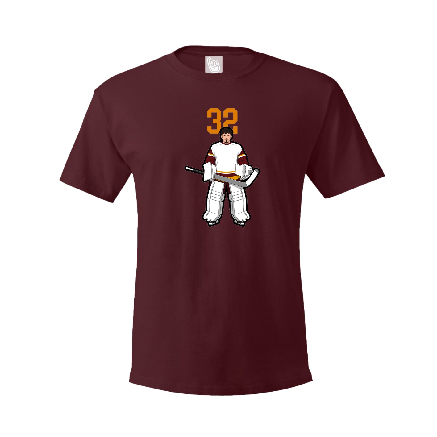 Tee — Number Top in Maroon