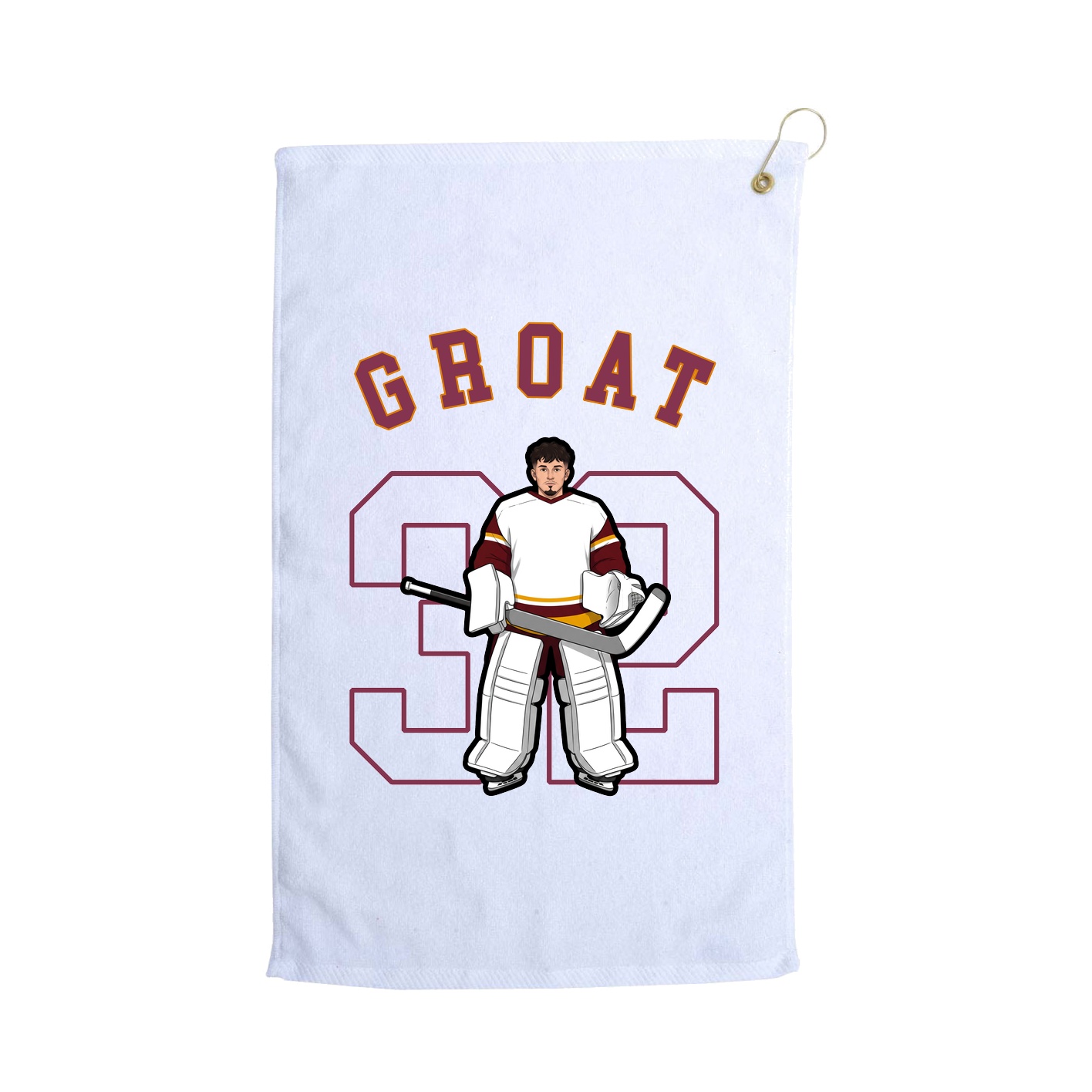Golf Towel — Shirsey Arch in White