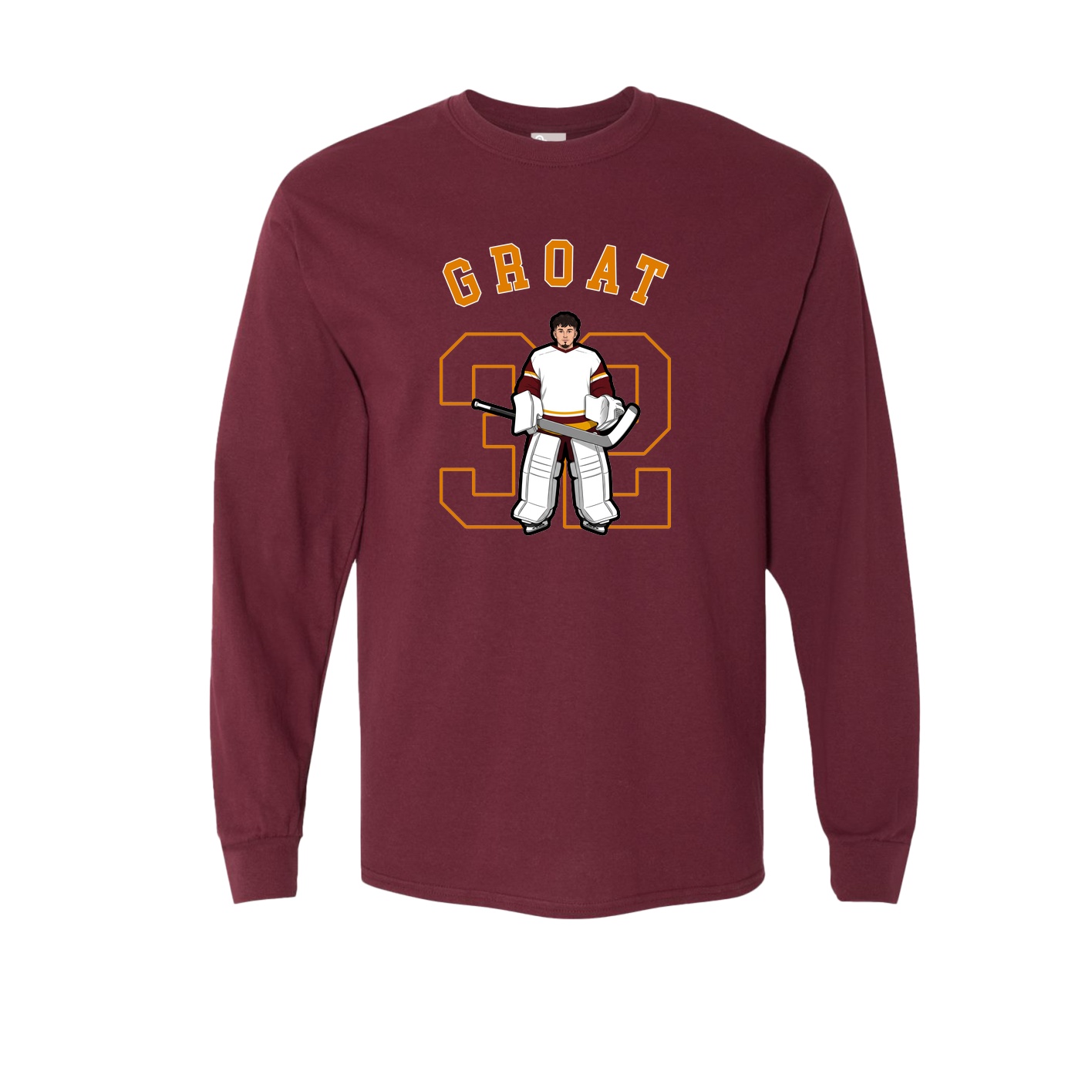 Long Sleeve Tee — Shirsey Arch in Maroon