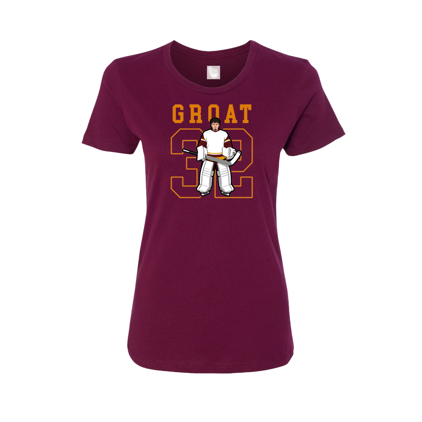 Fitted Women's Tee — Shirsey in Maroon