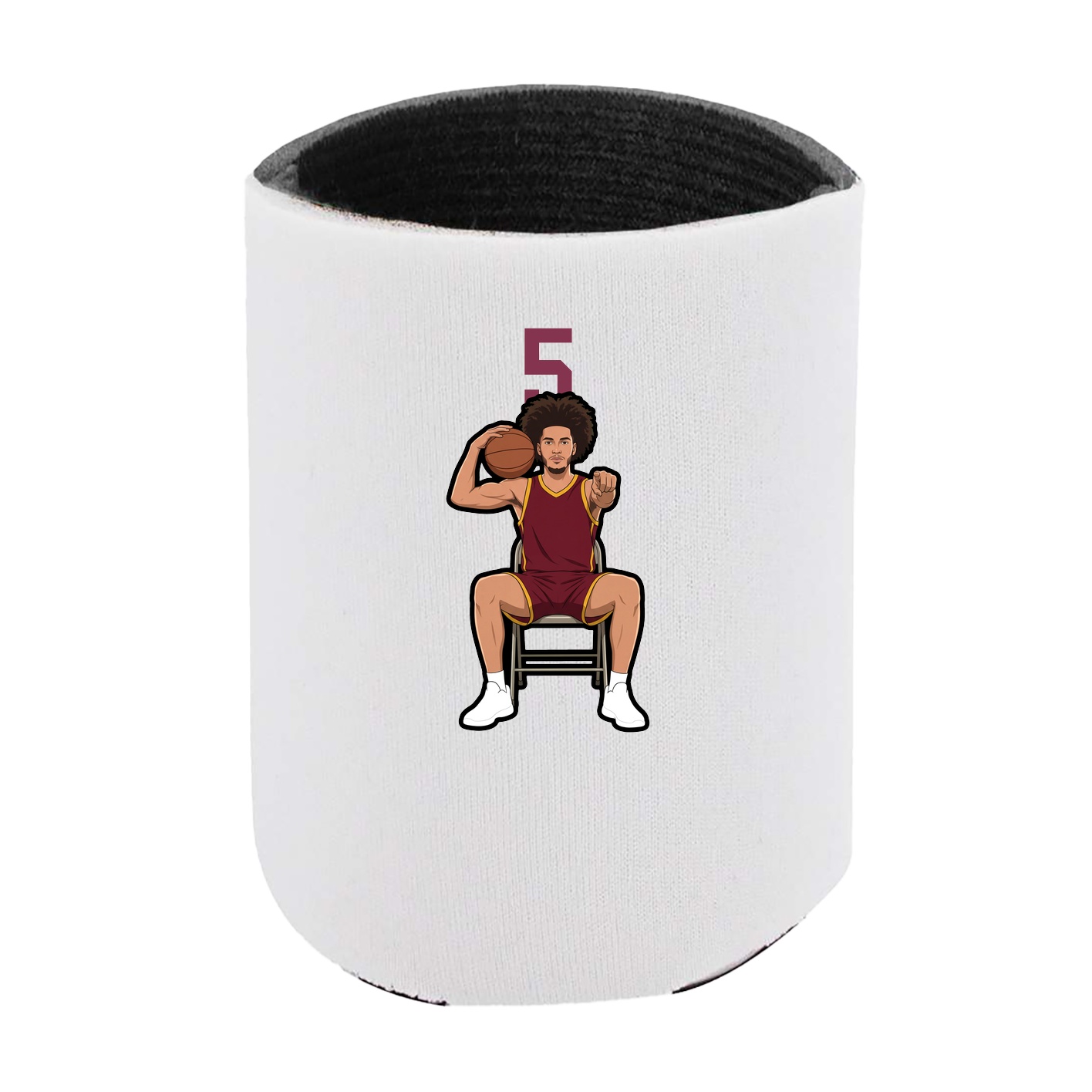 Can Holder — Number Top in White