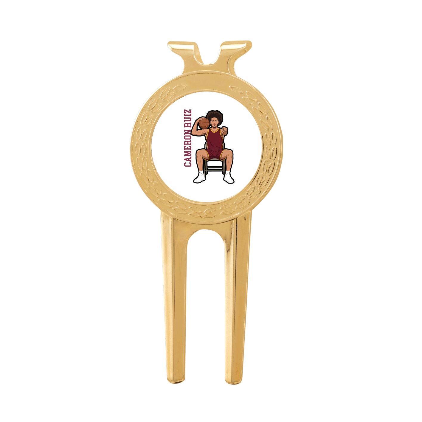 Divot Tool with Ball Marker — Name Vertical in Classic