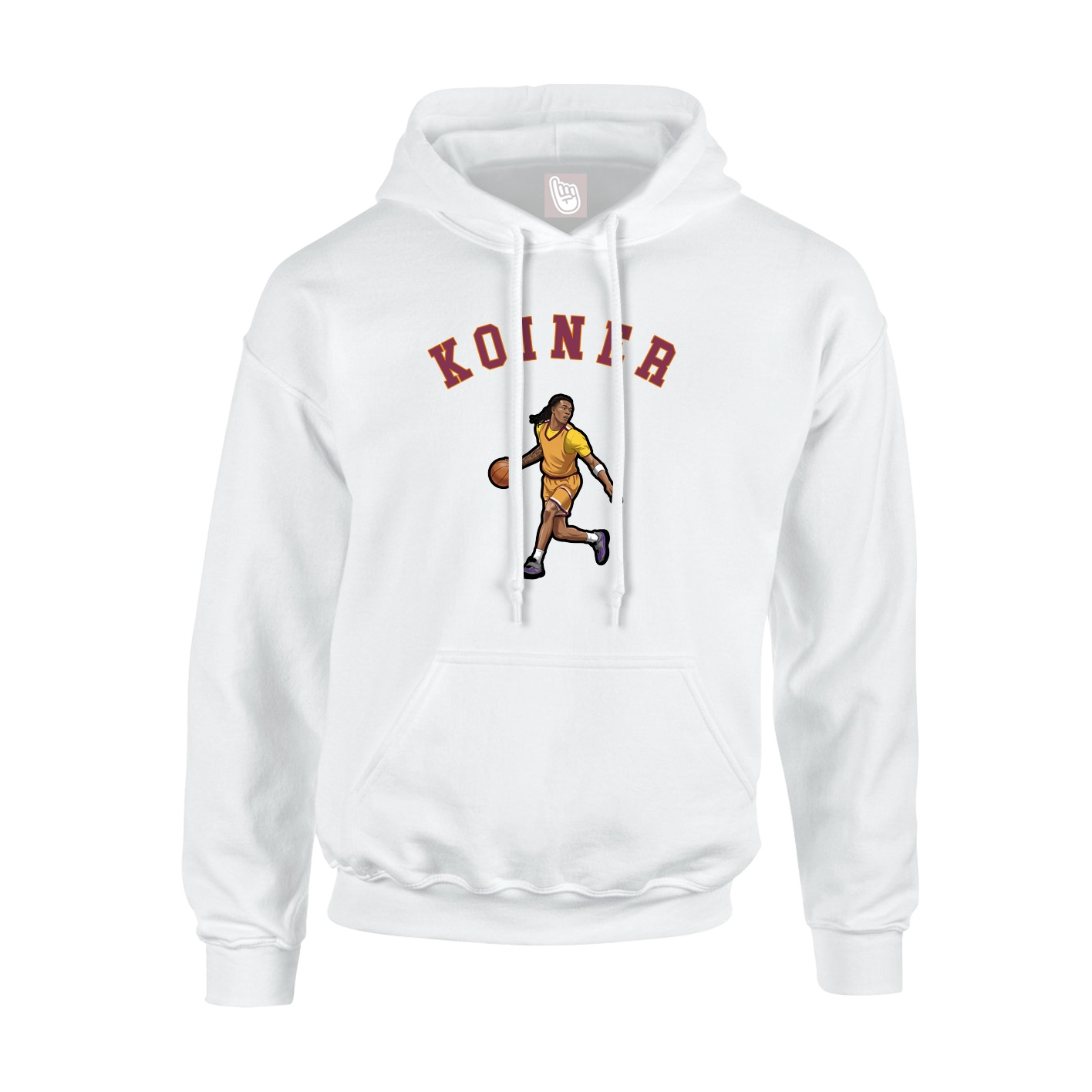Youth Hoodie — Shirsey Arch in White