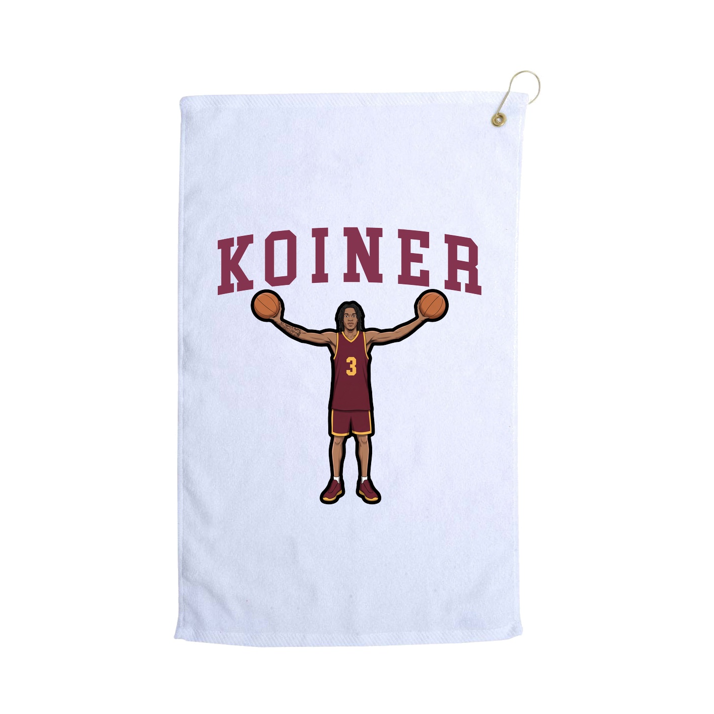 Golf Towel — Shirsey in White
