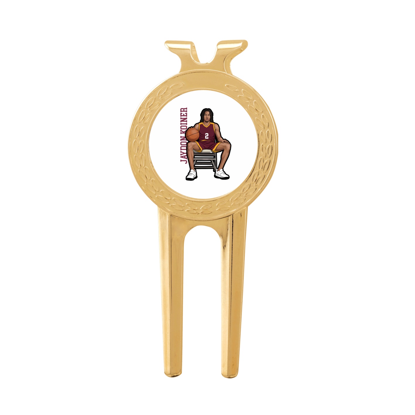 Divot Tool with Ball Marker — Name Vertical in Classic
