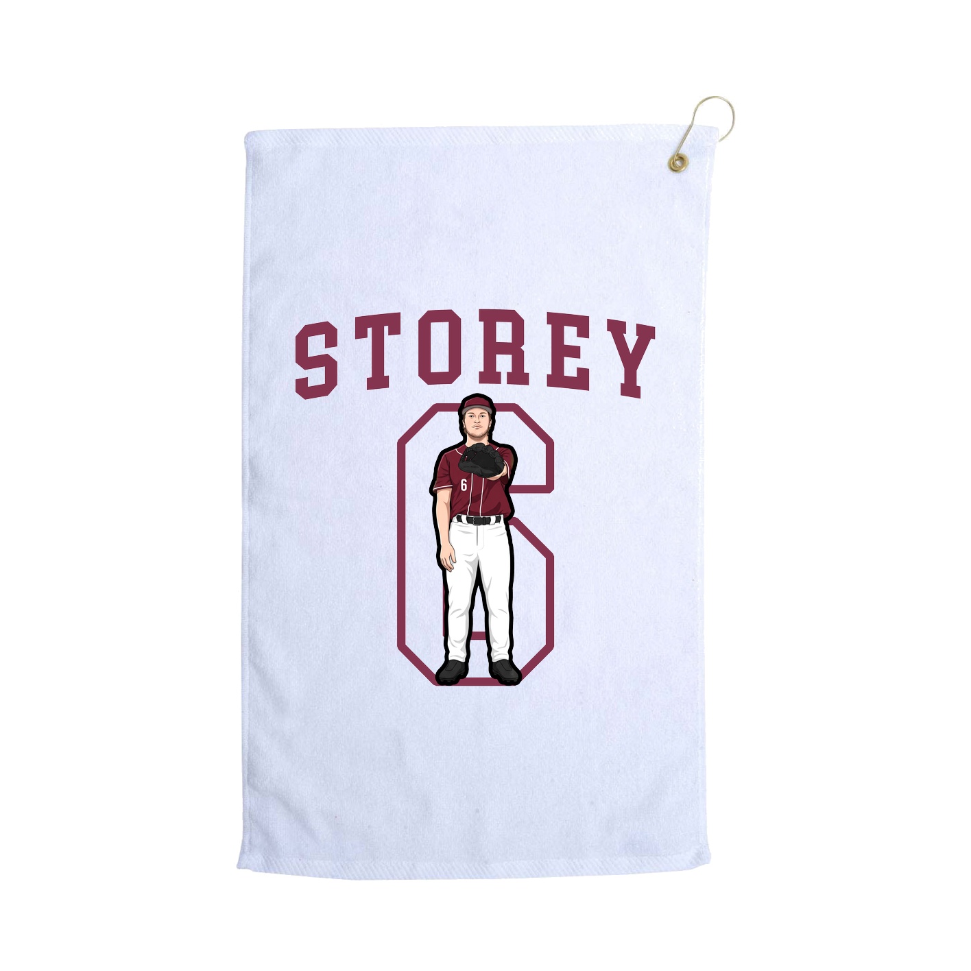 Golf Towel — Shirsey in White