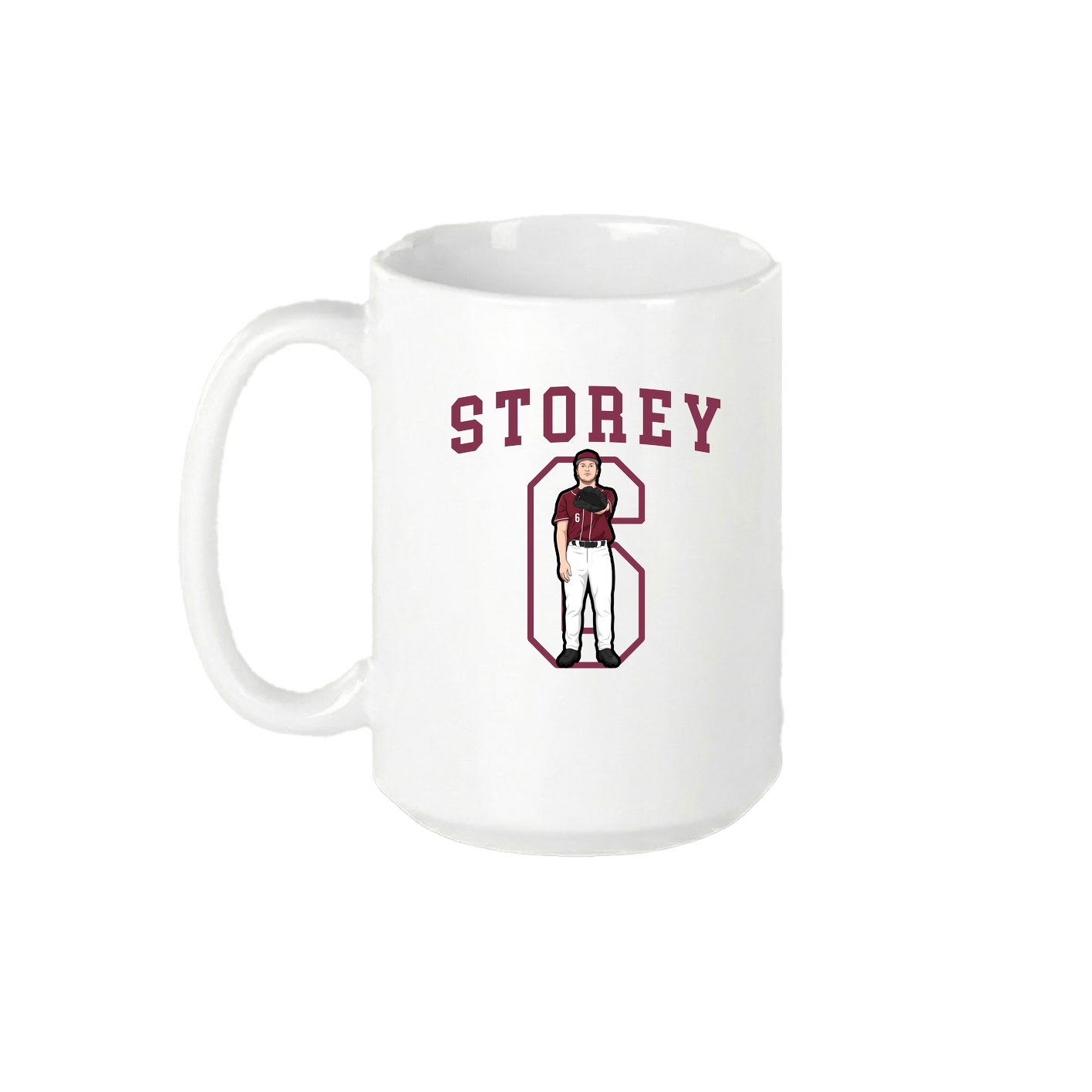 15oz Coffee Mug — Shirsey in White