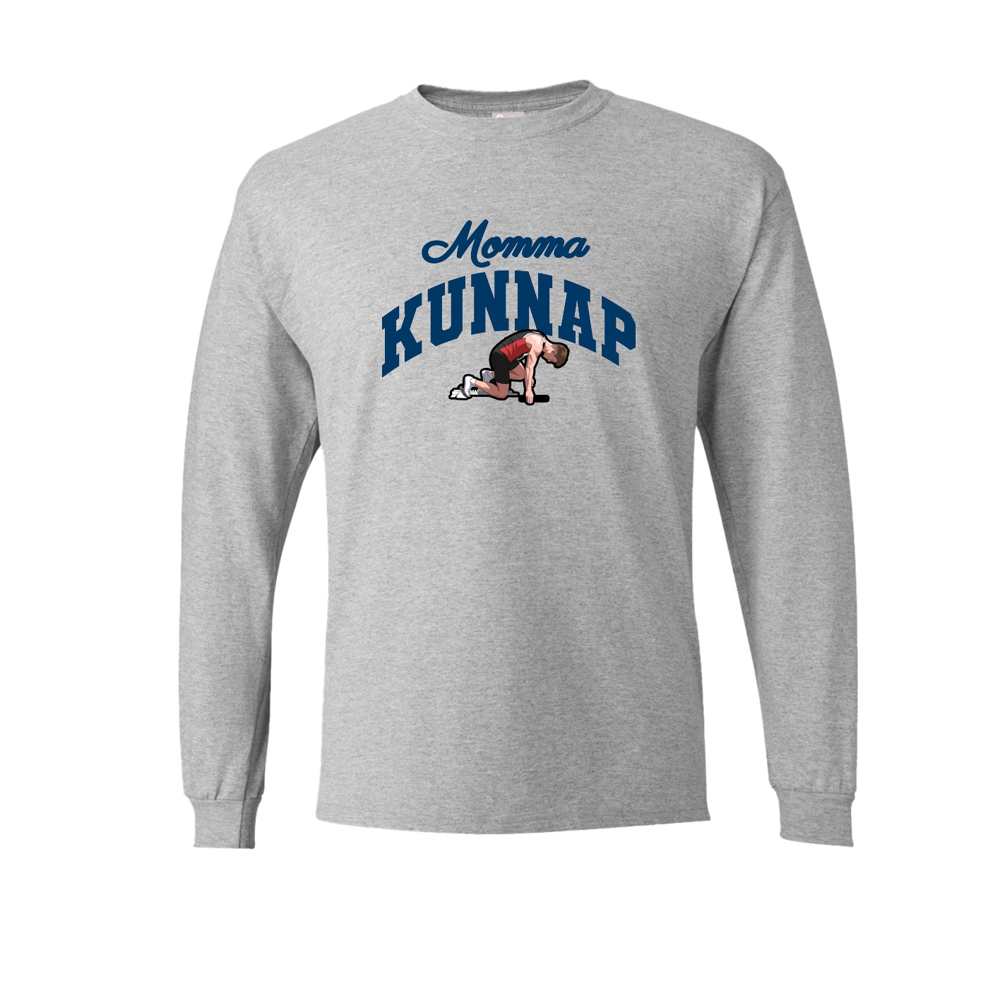 Long Sleeve Tee — Mothers Day Arch in Grey