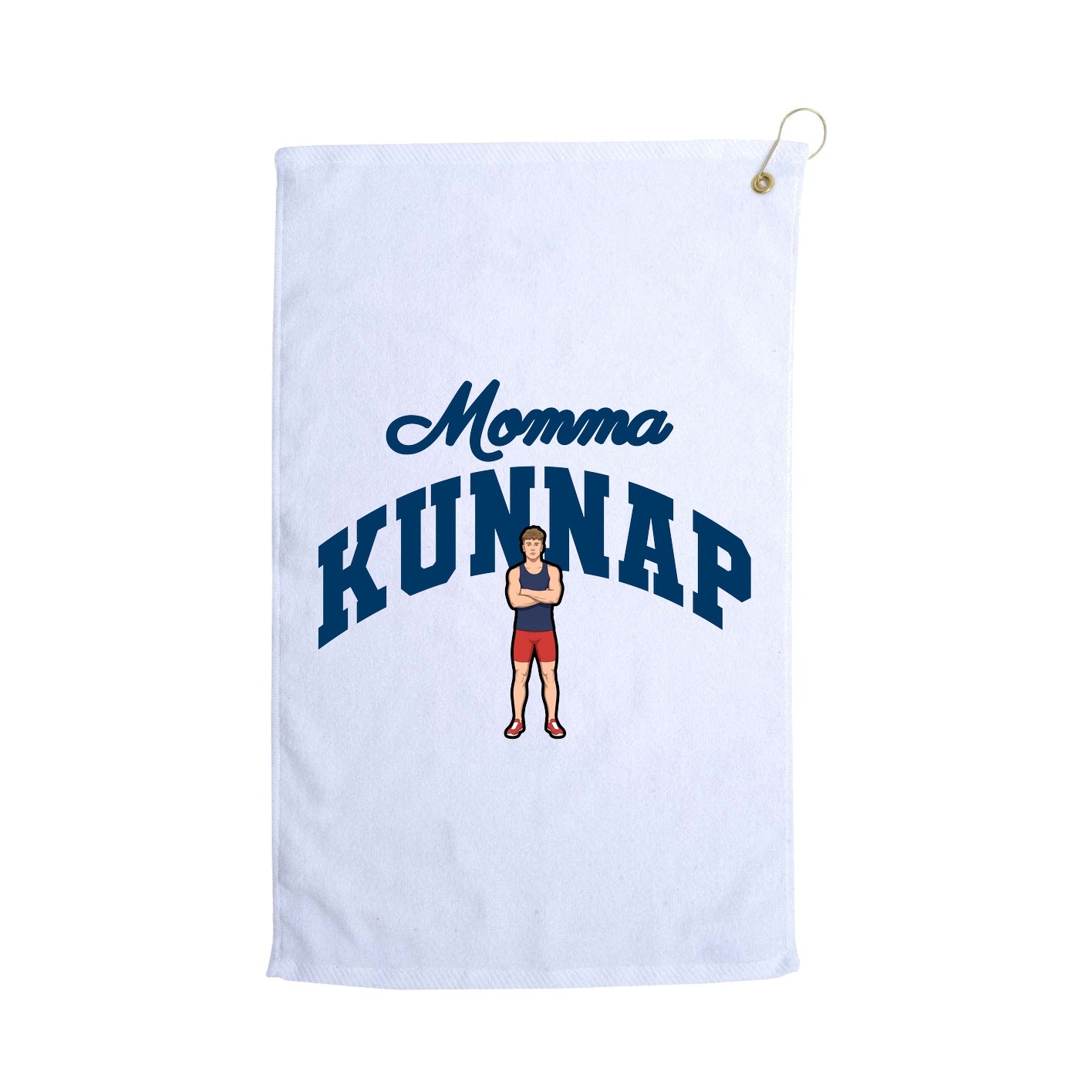 Golf Towel — Mothers Day Arch in White