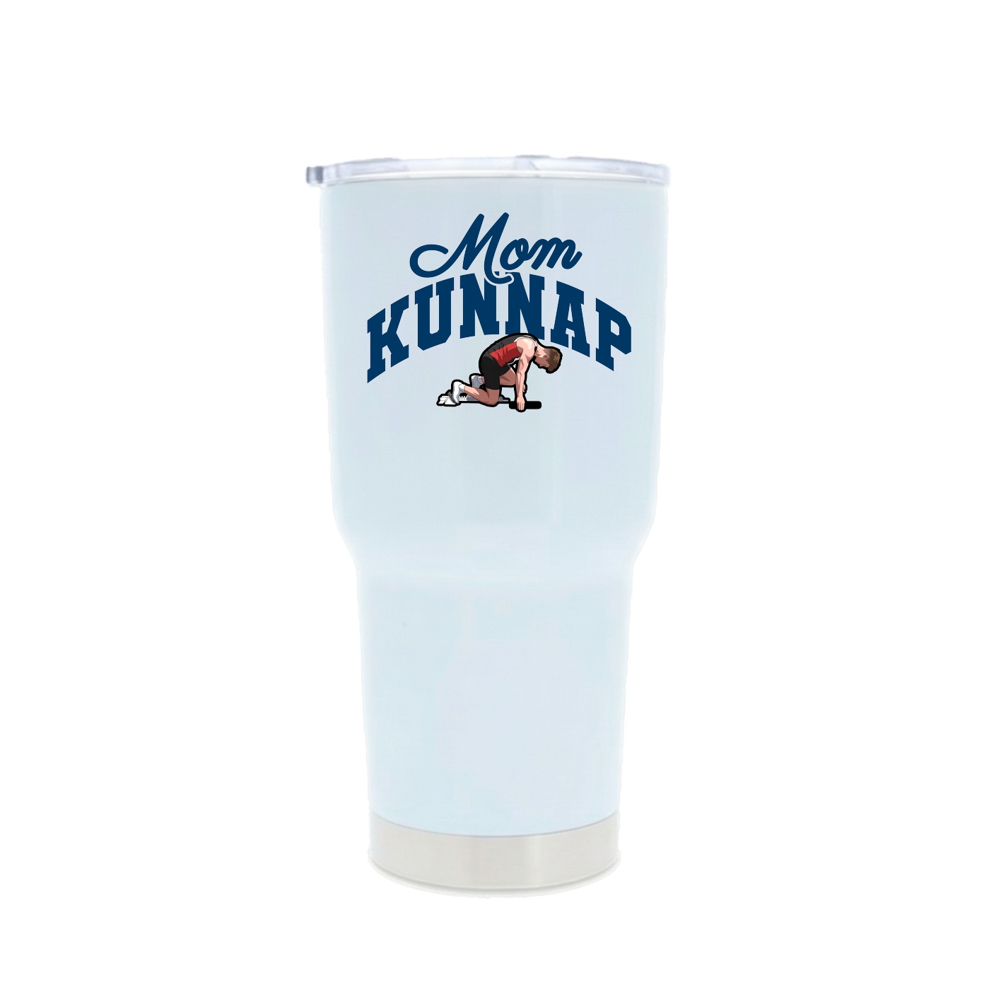 30oz Stainless Steel Tumbler — Mothers Day Arch in White