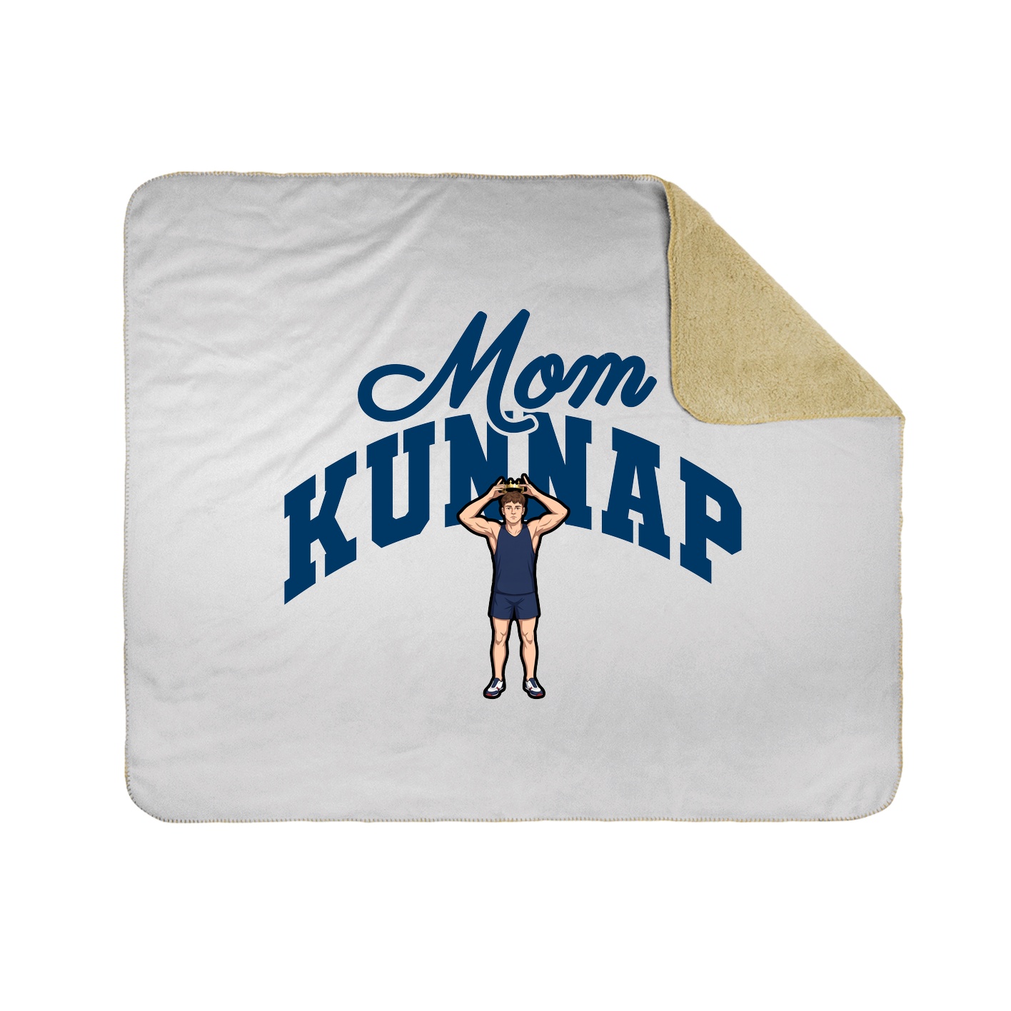 Throw Blanket — Mothers Day Arch in White