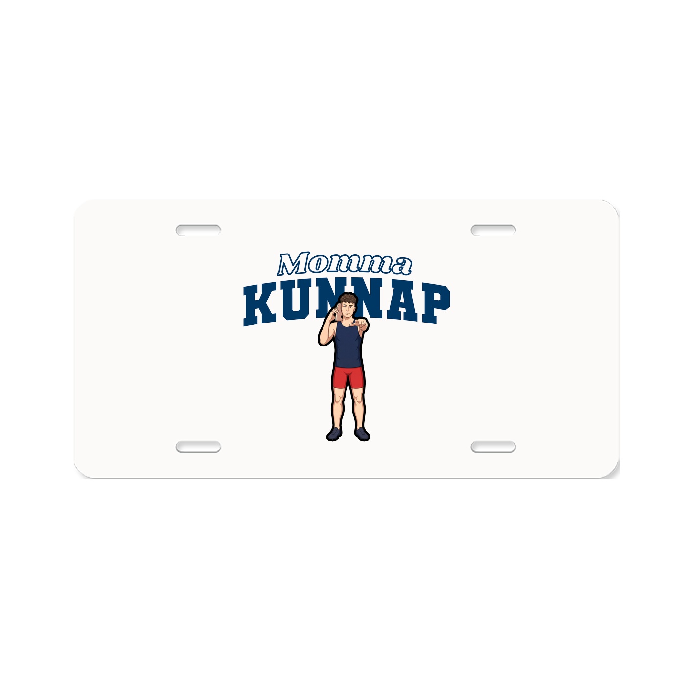 License Plate — Mothers Day Block in Classic