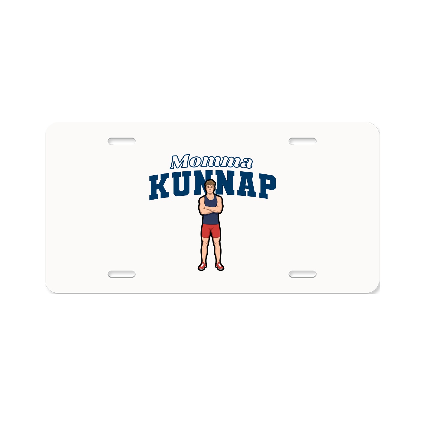 License Plate — Mothers Day Block in Classic