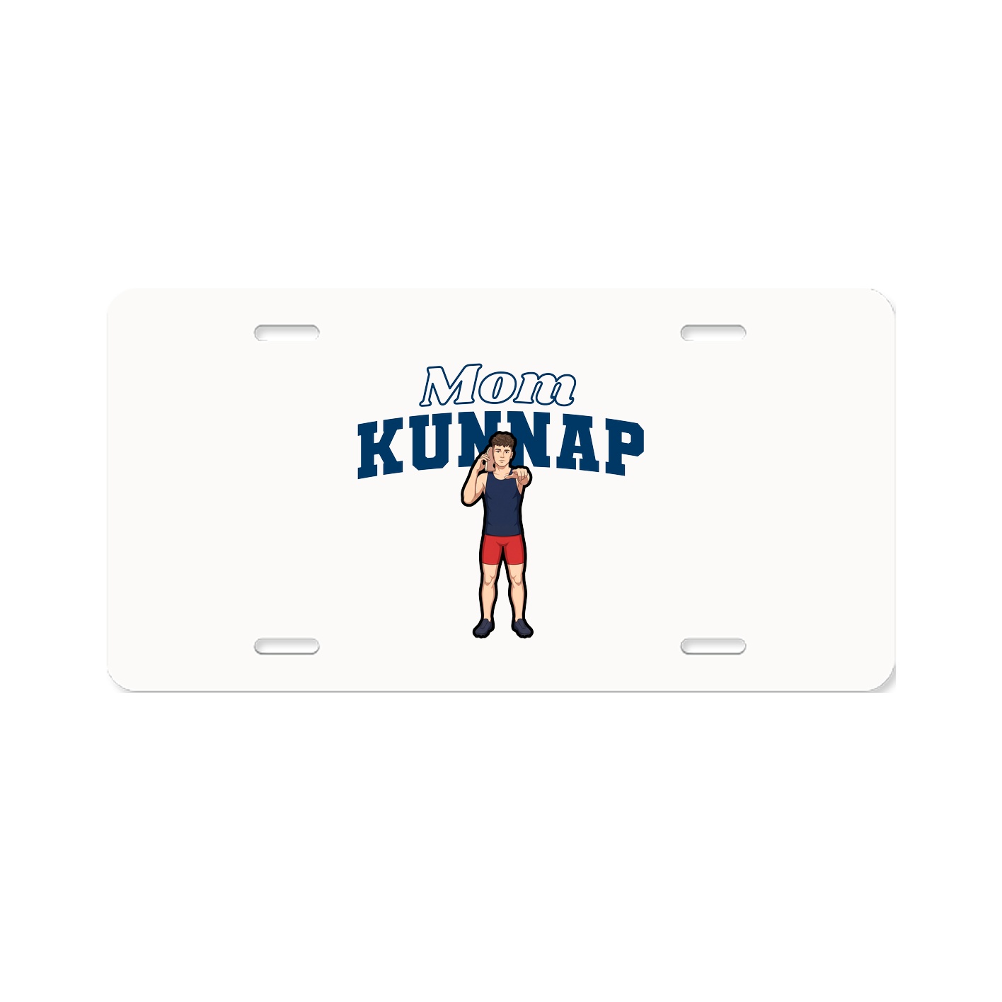 License Plate — Mothers Day Block in Classic