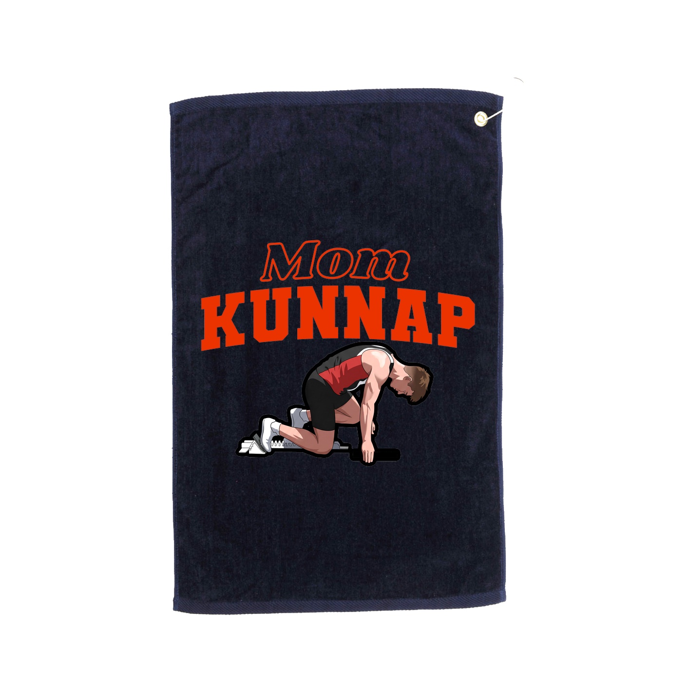 Golf Towel — Mothers Day Block in Navy