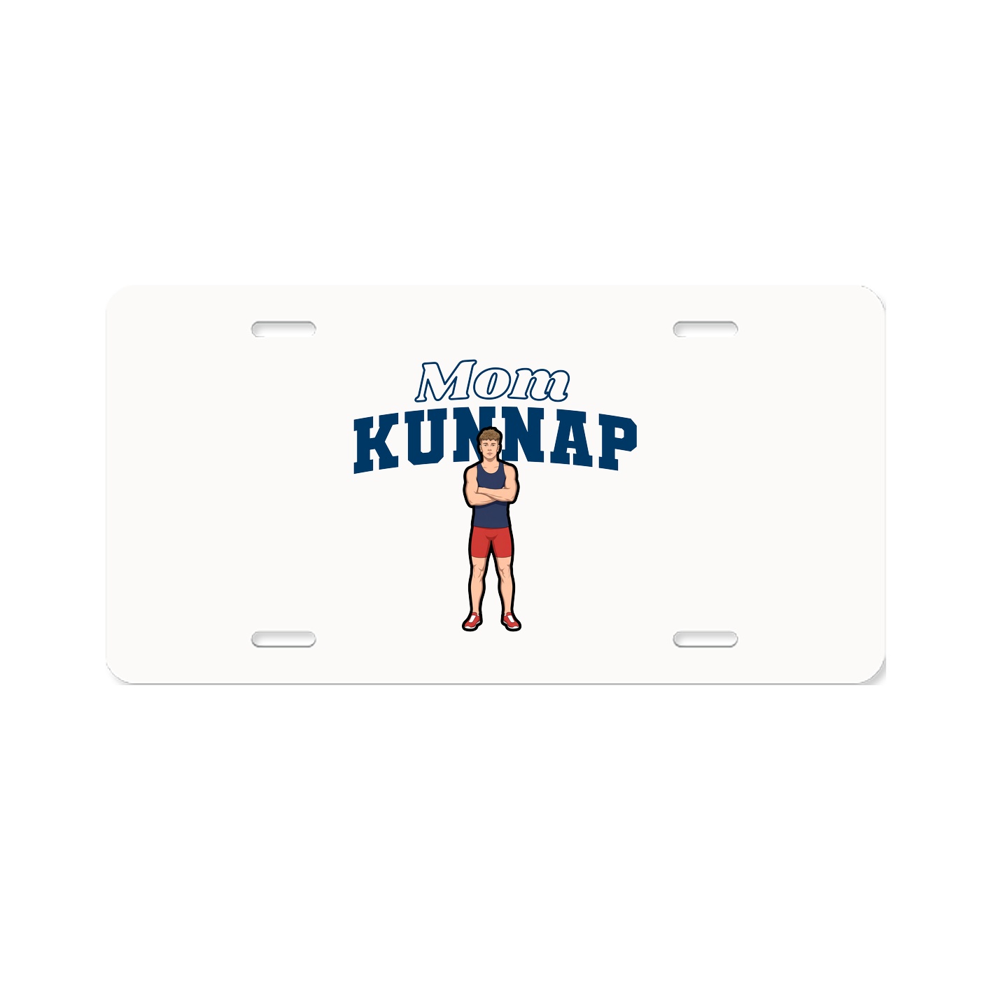 License Plate — Mothers Day Block in Classic