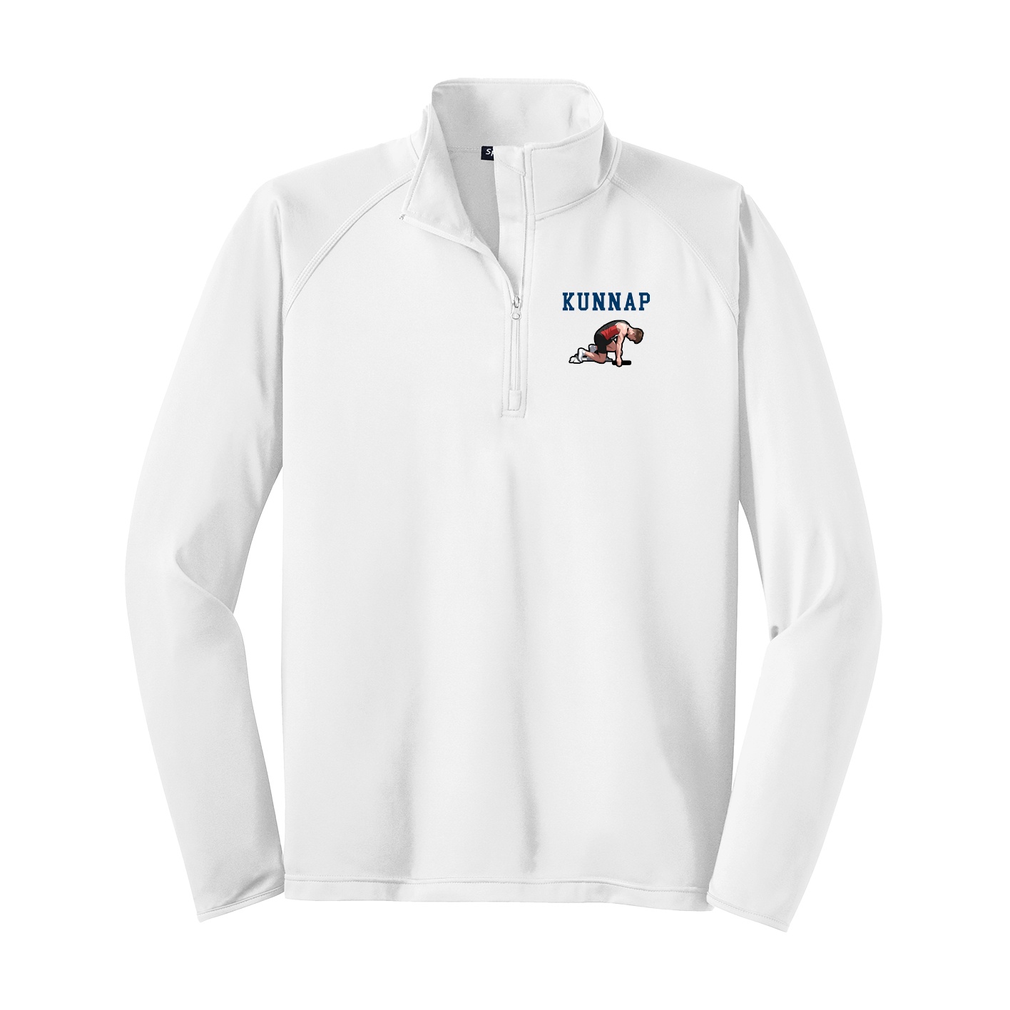 Q-Zip Pullover — Shirsey in White