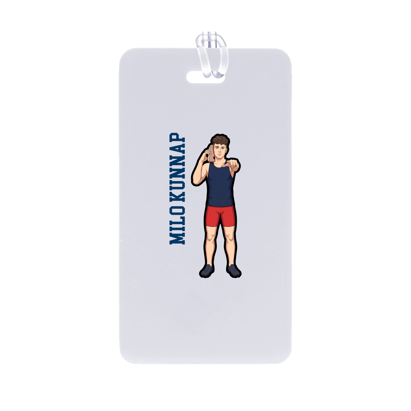 Bag Tag — Name Vertical in Classic