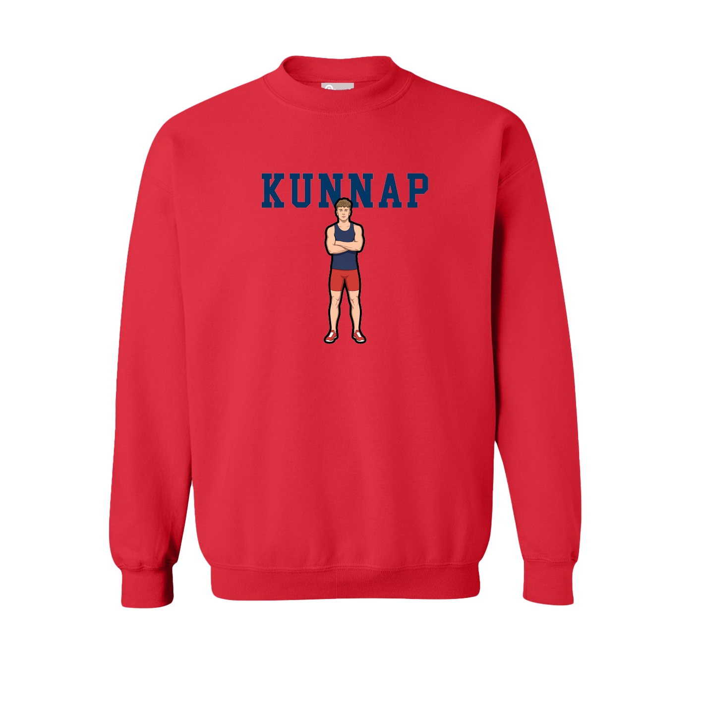 Fleece Crew — Shirsey in Red