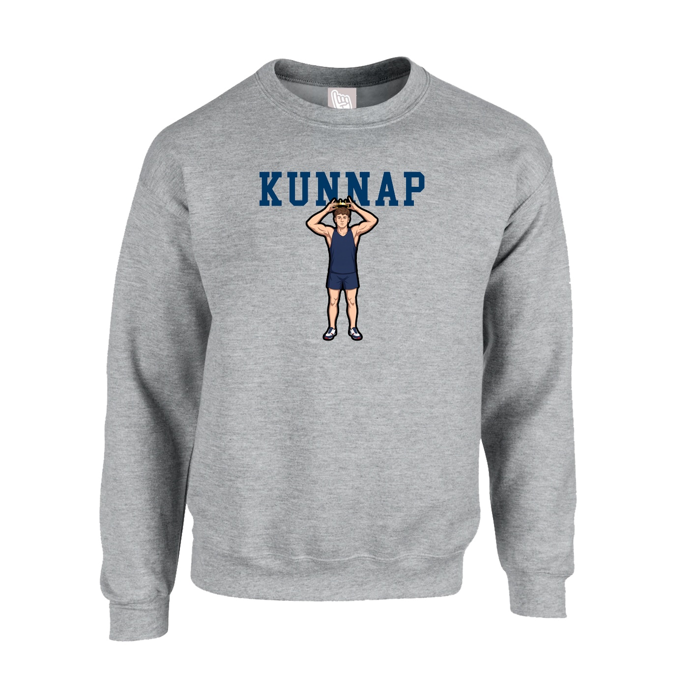 Fleece Crew — Shirsey in Grey