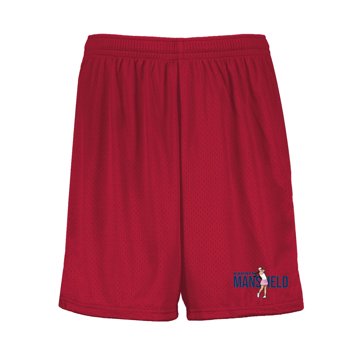 Shorts — Player Name in Red