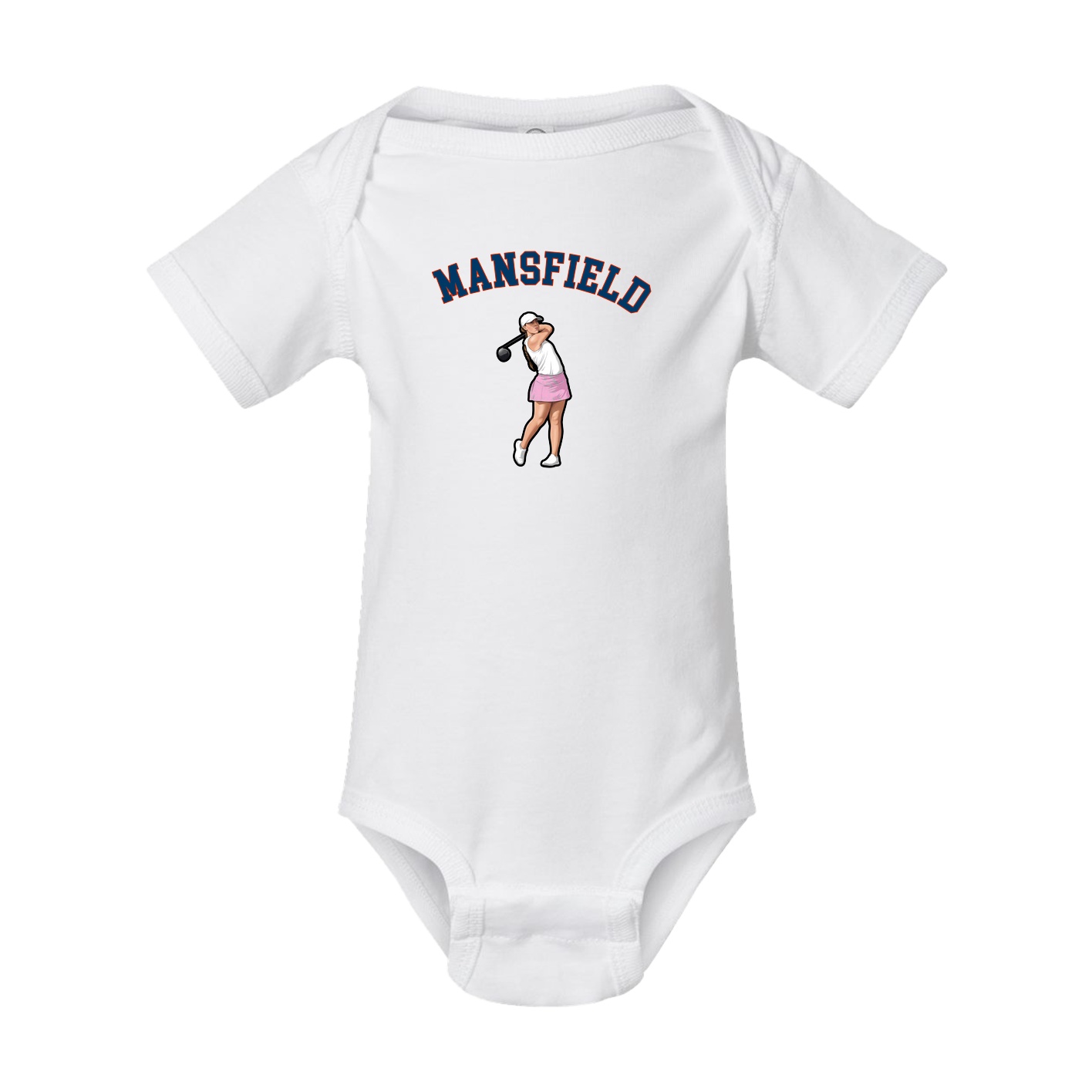 Baby Onesie — Shirsey Arch in White
