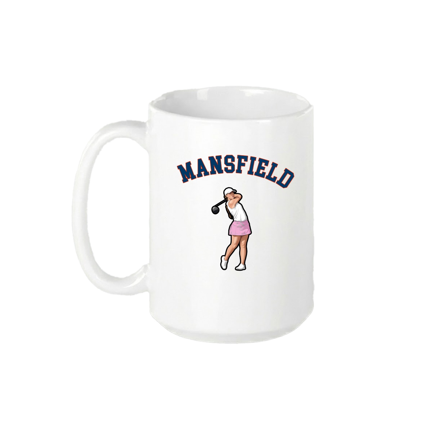 15oz Coffee Mug — Shirsey Arch in White