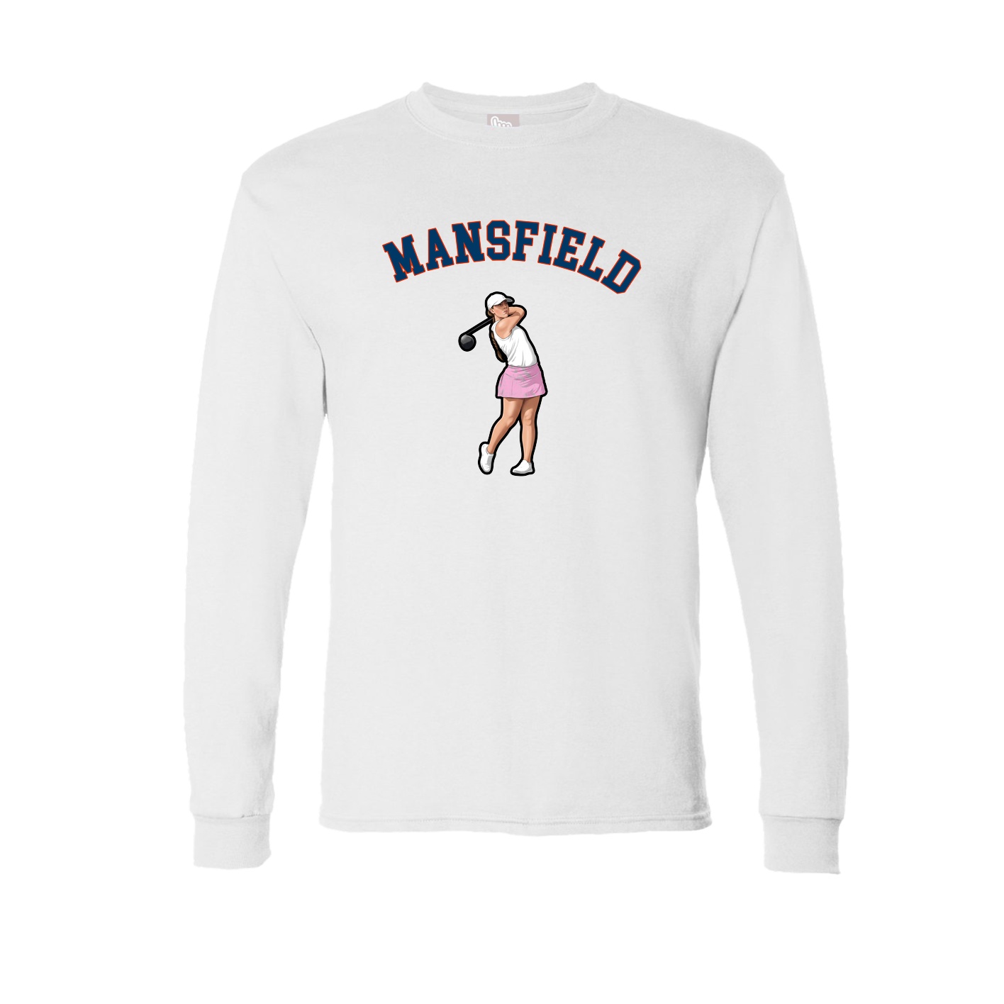 Long Sleeve Tee — Shirsey Arch in White