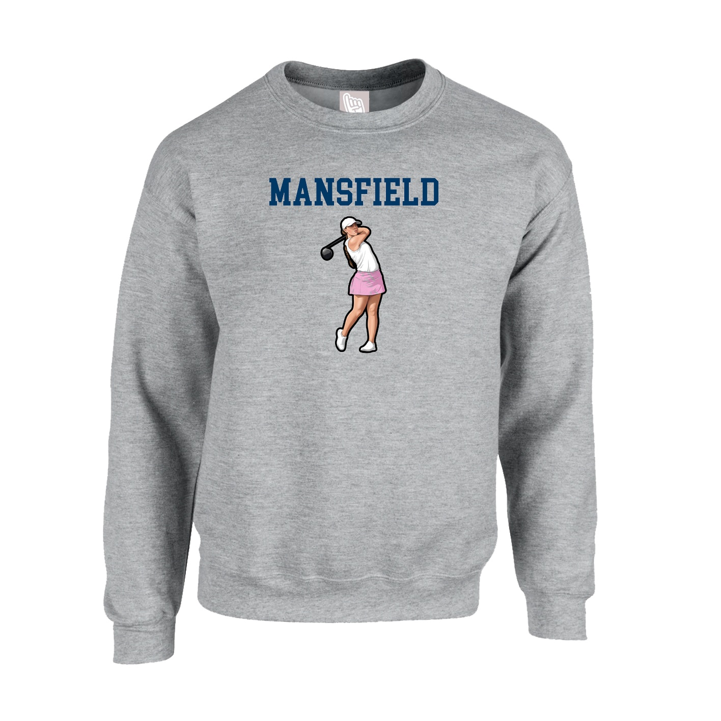 Fleece Crew — Shirsey in Grey