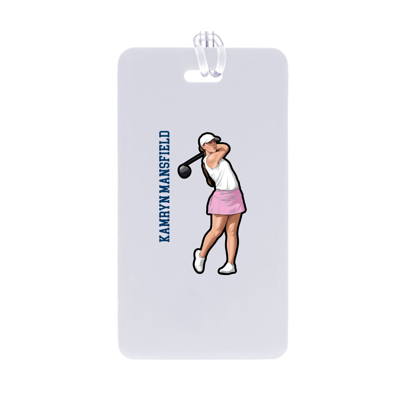 Bag Tag — Name Vertical in Classic