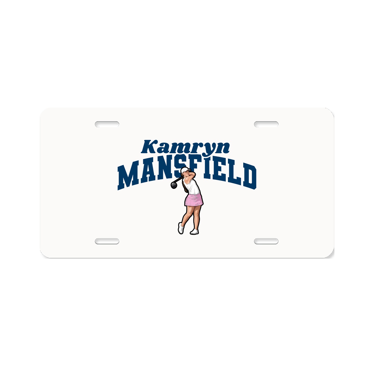 License Plate — Signature Arch in Classic