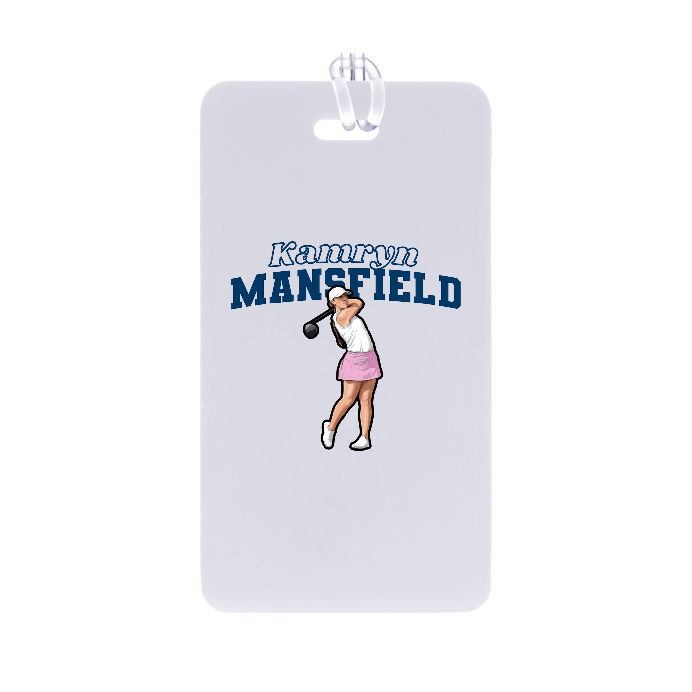 Bag Tag — Name Arch in Classic