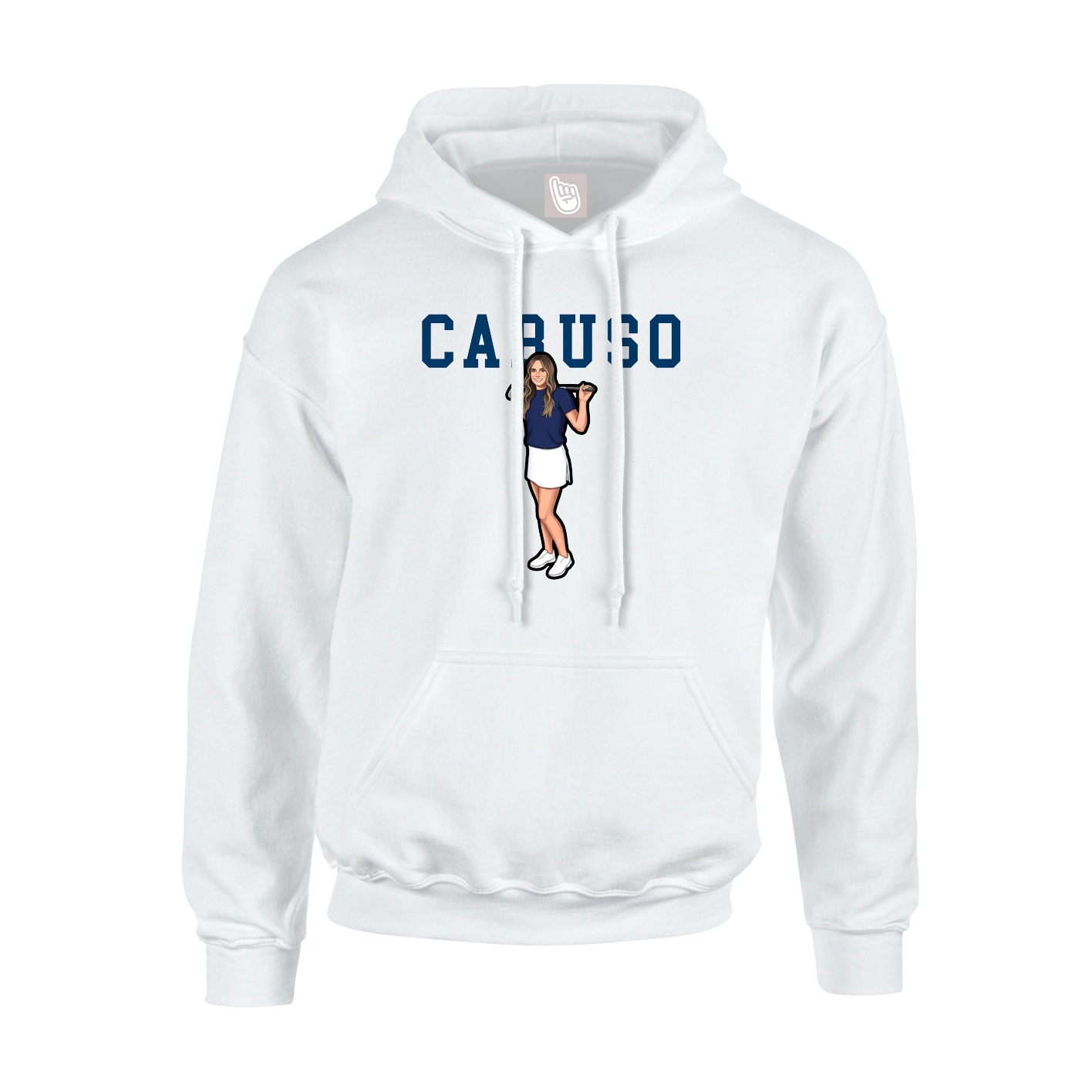 Hoodie — Shirsey in White