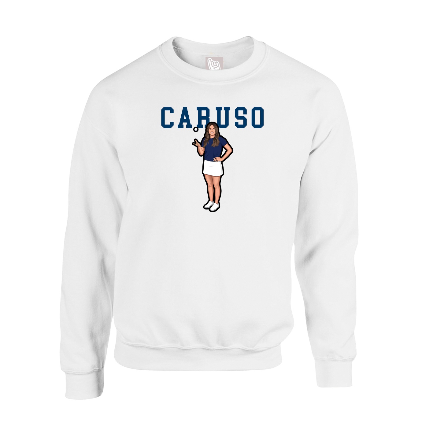 Fleece Crew — Shirsey in White