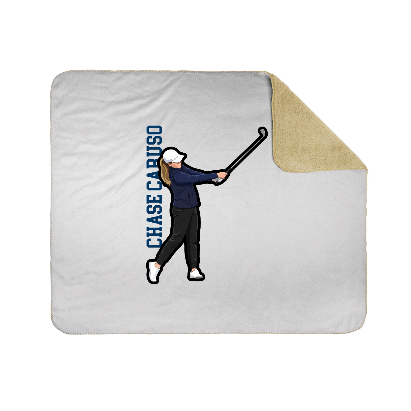 50x60 Sherpa Lined Throw Blanket